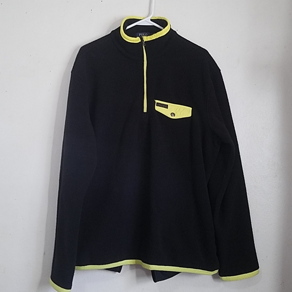 Polo Ralph Lauren Other - Polo Ralph Lauren Mens Black and Yellow Fleece